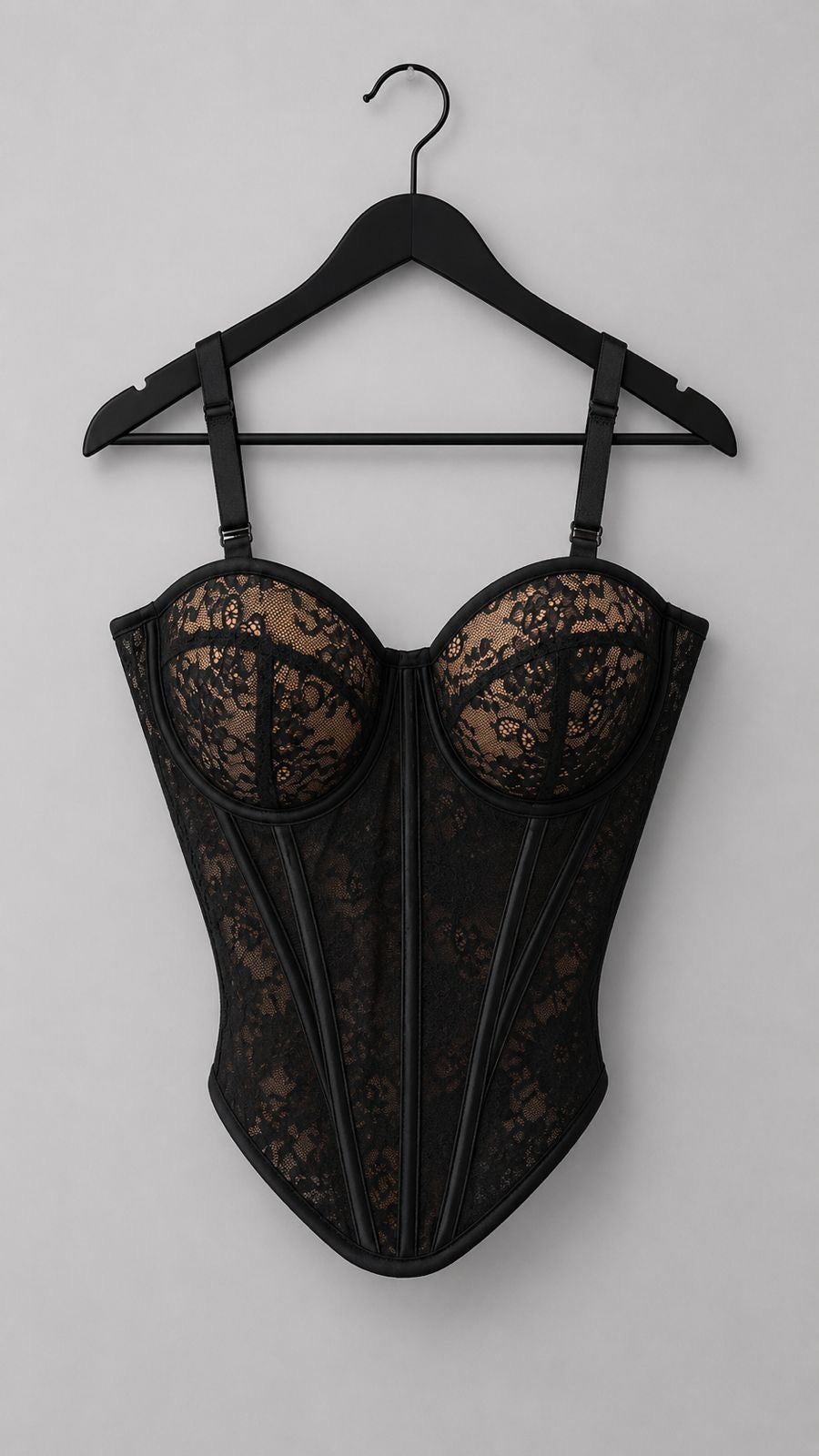 CORSET NEGRO PIEL
