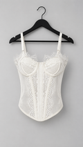 CORSET BLANCO ENCAJE